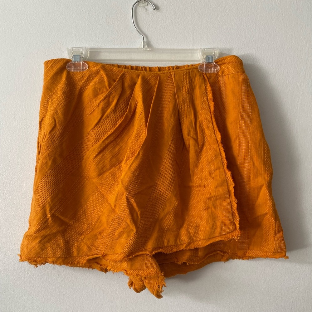 Free People Size L Skort in Orange